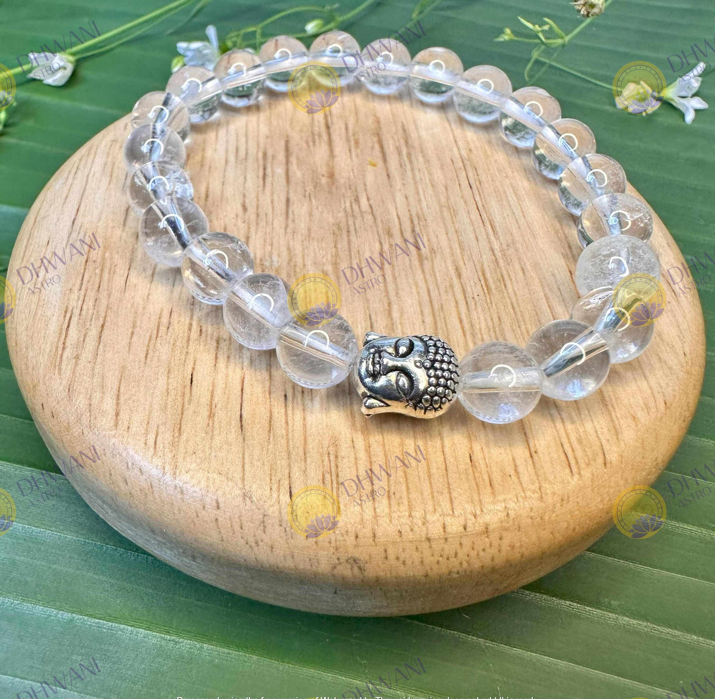 Natural Sphatik Crystal Bracelet